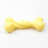 HKM-2191549 Durable TPR Chew Toys for Big and Small Dogs - Fun Bone Shapes in Pink, Yellow, and Blue