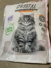 HKM-2192573 Crystal Cat Litter, 3.8L - Premium Absorbent & Odor Control Formula