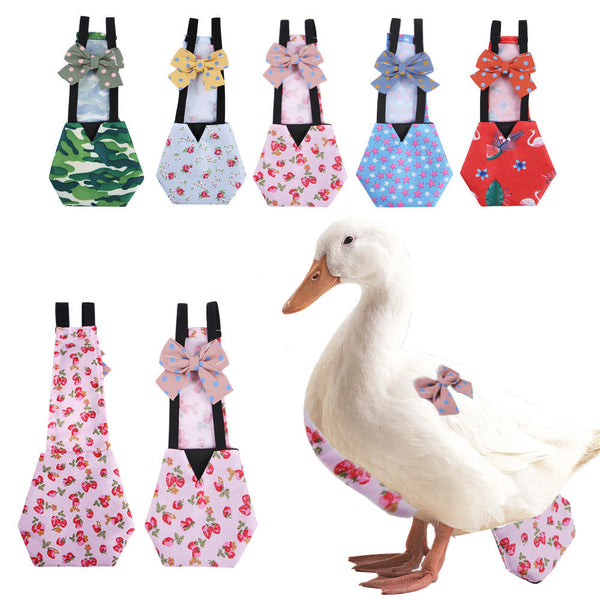 HKM-2193085 Pet Diapers for Chickens, Ducks & Geese - Available in Pink, Purple & Yellow Rabbit Colors