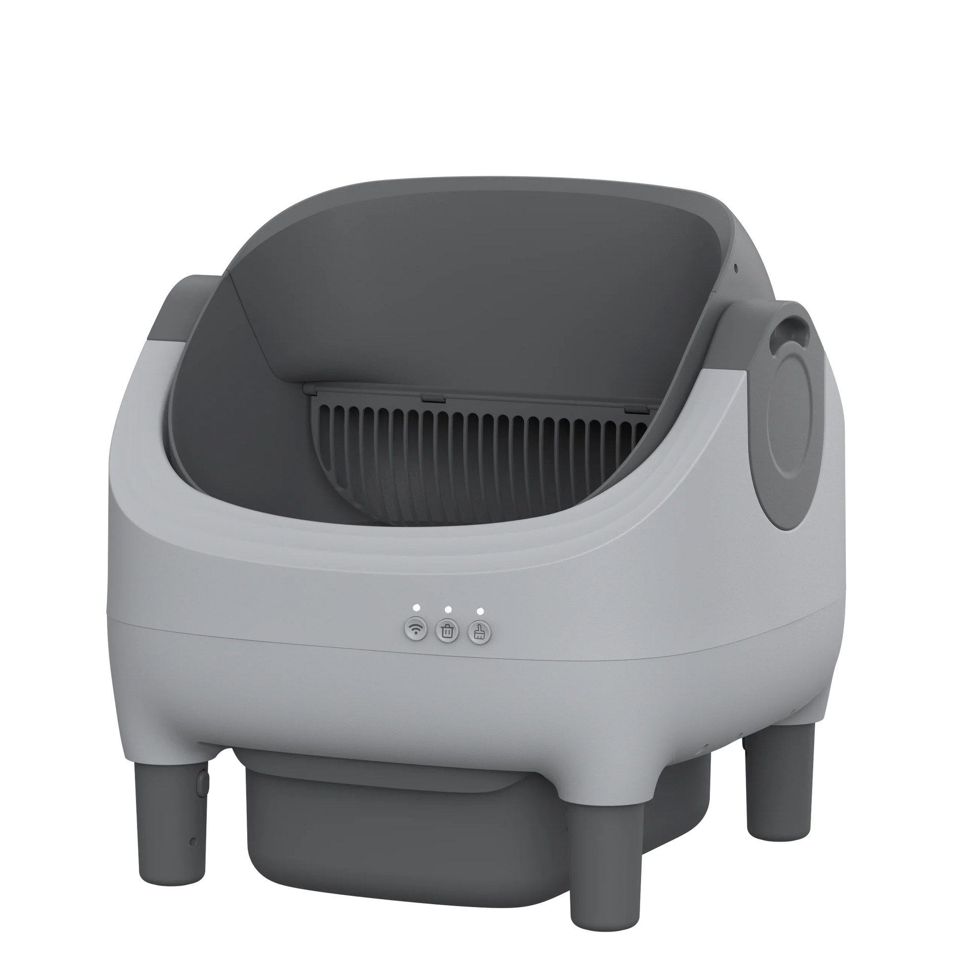 HKM-219411 Smart Cat Litter Box with Intelligent Self-Cleaning Function, Large Capacity and App Control, Open Design