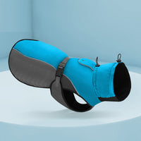 HKM-2195133 Warm Plush Diving Suit for Medium and Large Dogs - Waterproof Oxford Cloth with Fleece Lining