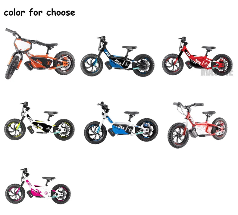 HKM-219539 Lithium Battery 12-inch Electric Ride-on Toy Bike for Kids with 250W Motor