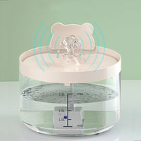 HKM-2196541 Automatic Cat Water Dispenser with Induction Sensor and Water Protection