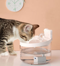 HKM-2196541 Automatic Cat Water Dispenser with Induction Sensor and Water Protection
