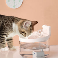 HKM-2196541 Automatic Cat Water Dispenser with Induction Sensor and Water Protection