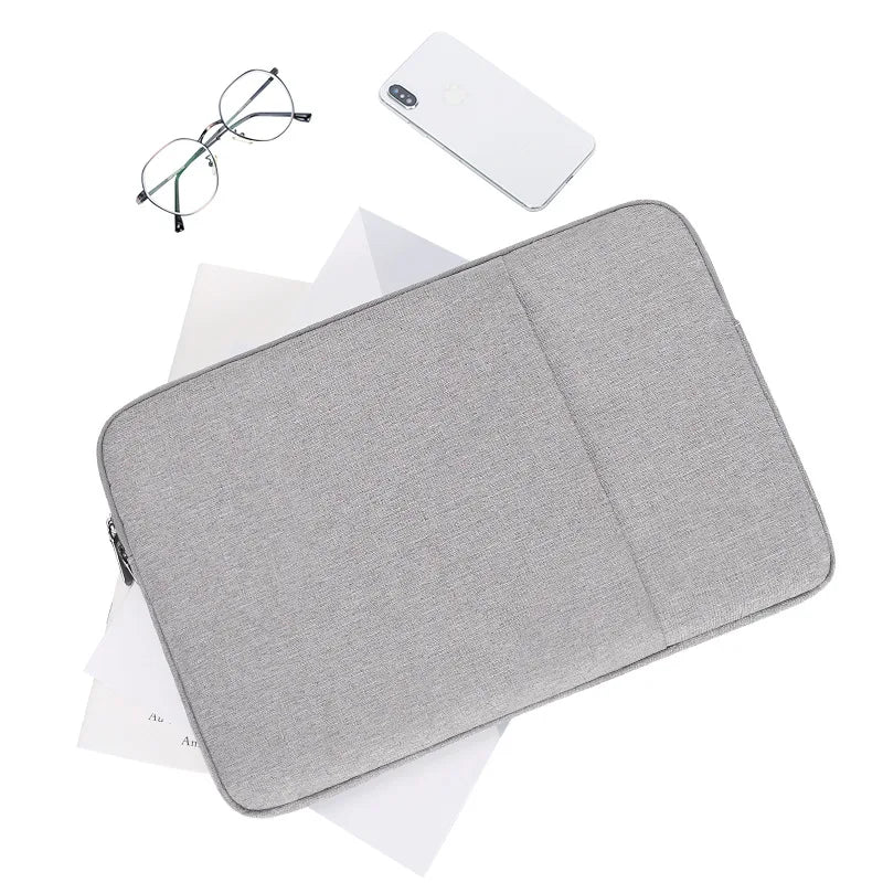 HKM-219667 Compact Portable Laptop Sleeve with Pouch for 13 to 15 Inch Devices