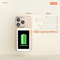 HKM-219667 Eight-in-One Mobile Selfie Screen Sharing Device with Adjustable Display and Bluetooth Camera