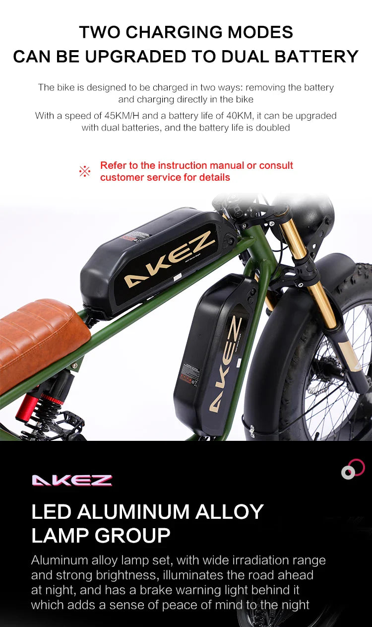 HKM-219667 Electric Bicycle 26AH 48V 750W Brushless Motor with 7-Speed Gears and Digital Display