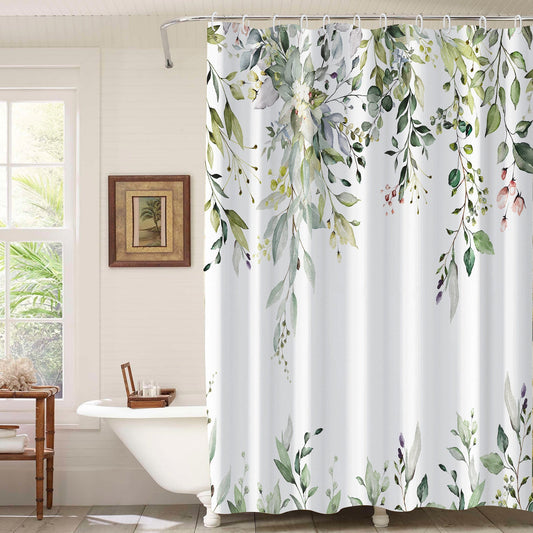 HKM-219667 Waterproof Mildew-proof 3D Floral Bathroom Curtain - Modern Design, Multiple Sizes Available