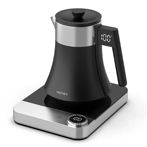 HKM-219731 Double Wall Stainless Steel Electric Kettle with Digital Temperature Control and Keep Warm Function