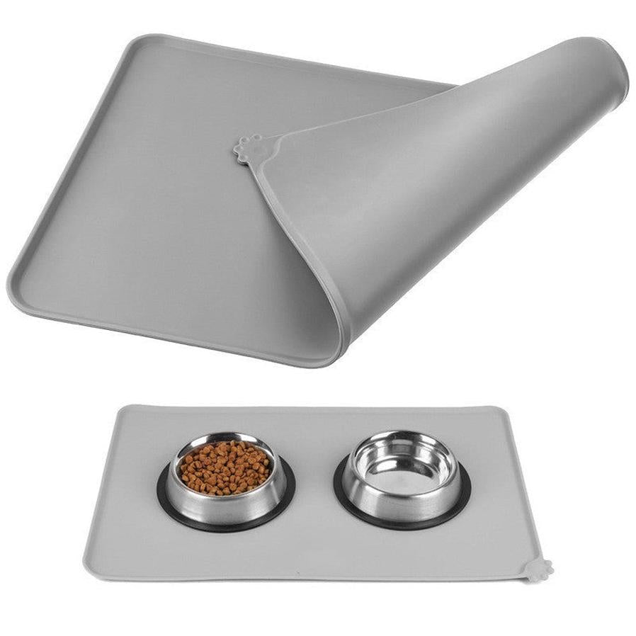 HKM-219795 Silicone Dog Food Mat - 47 x 30 cm Non-Slip Feeding Surface