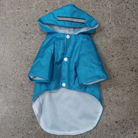 HKM-2198077 Reflective Waterproof Dog Raincoat for Small Pets - Casual Polyester Coat in Multiple Colors