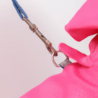 HKM-2198077 Reflective Waterproof Dog Raincoat for Small Pets - Casual Polyester Coat in Multiple Colors