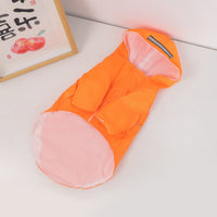 HKM-2198077 Reflective Waterproof Dog Raincoat for Small Pets - Casual Polyester Coat in Multiple Colors