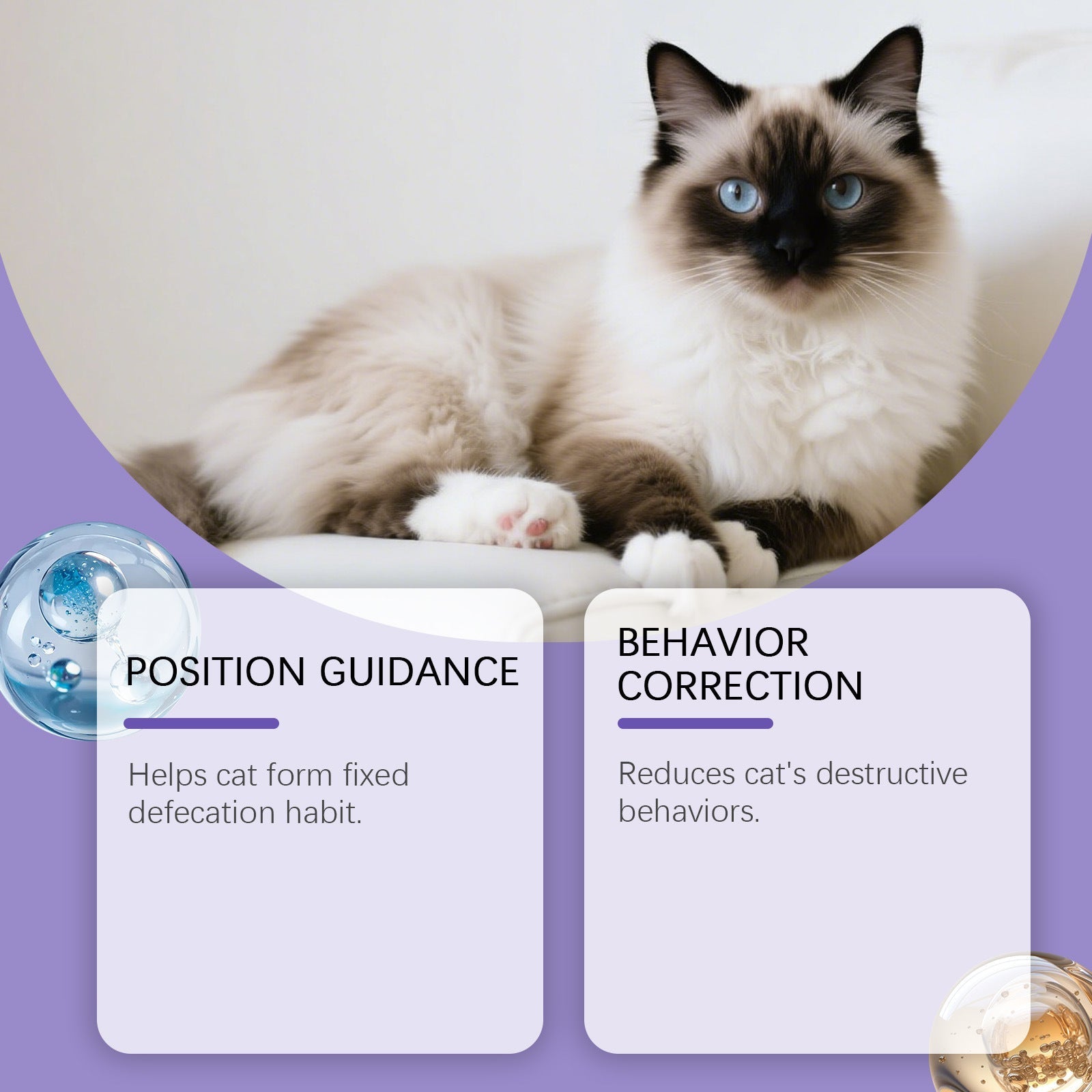 HKM-2198333 Cat Training Spray with Peppermint & Kiwi Extract - Natural Behavior Modifier