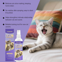 HKM-2198333 Cat Training Spray with Peppermint & Kiwi Extract - Natural Behavior Modifier