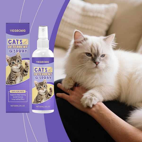 HKM-2198333 Cat Training Spray with Peppermint & Kiwi Extract - Natural Behavior Modifier