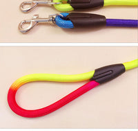 HKM-2200253 Colorful Nylon Round Dog Hand Rope - Available in Small, Medium, Large Sizes