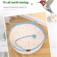HKM-2200509 Cotton and Hemp Rope Cat Nest Mat - Soft Pet Bed with Optional Toy Ball in Multiple Sizes