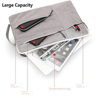 HKM-220179 Waterproof Unisex Tote Bag for Laptops and Tablets - Versatile Crossbody Briefcase Sleeve Cover