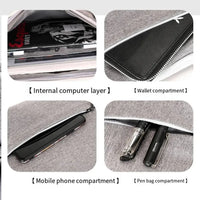 HKM-220179 Waterproof Unisex Tote Bag for Laptops and Tablets - Versatile Crossbody Briefcase Sleeve Cover