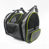 HKM-2202685 Multifunctional Breathable Outdoor Backpack for Small Dogs and Cats in Grey Green and Grey Brown