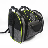 HKM-2202685 Multifunctional Breathable Outdoor Backpack for Small Dogs and Cats in Grey Green and Grey Brown