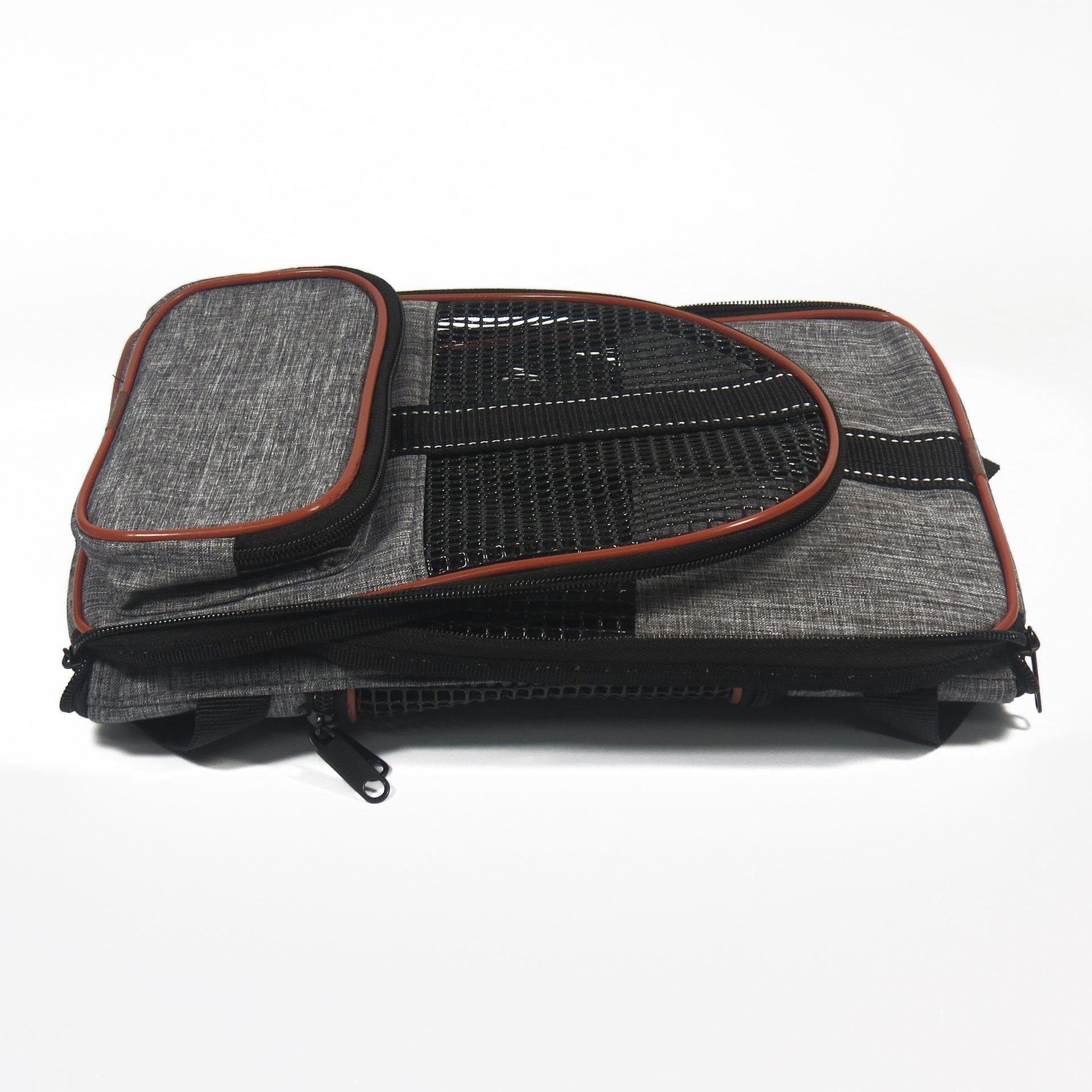 HKM-2202685 Multifunctional Breathable Outdoor Backpack for Small Dogs and Cats in Grey Green and Grey Brown