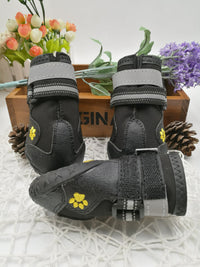 HKM-2203069 Waterproof Dog Shoes with Non-Slip Sole and Adjustable Strap for All Weather Conditions