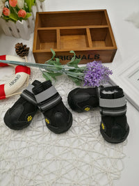 HKM-2203069 Waterproof Dog Shoes with Non-Slip Sole and Adjustable Strap for All Weather Conditions