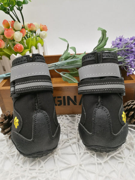 HKM-2203069 Waterproof Dog Shoes with Non-Slip Sole and Adjustable Strap for All Weather Conditions