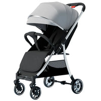 HKM-220307 Foldable Two-Way Baby Stroller with Iron Frame and Pushchair Design