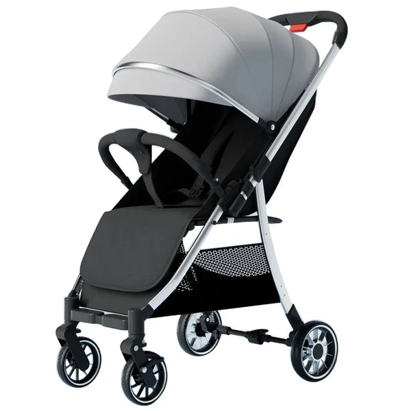 HKM-220307 Foldable Two-Way Baby Stroller with Iron Frame and Pushchair Design
