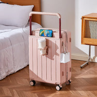 HKM-220499 Lightweight Spinner Carry-On Trolley Suitcase with USB Access, Cabin Size, PC Material