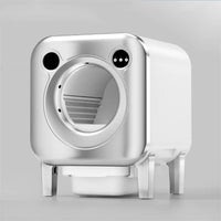 HKM-220563 Automatic Self-Cleaning Cat Litter Box with Fresh Air Purification and Anti-Splash Design, Eco-Friendly Plastic 70L
