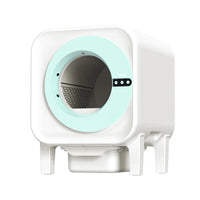HKM-220563 Automatic Self-Cleaning Cat Litter Box with Fresh Air Purification and Anti-Splash Design, Eco-Friendly Plastic 70L