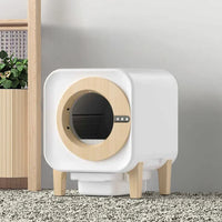 HKM-220563 Automatic Self-Cleaning Cat Litter Box with Fresh Air Purification and Anti-Splash Design, Eco-Friendly Plastic 70L