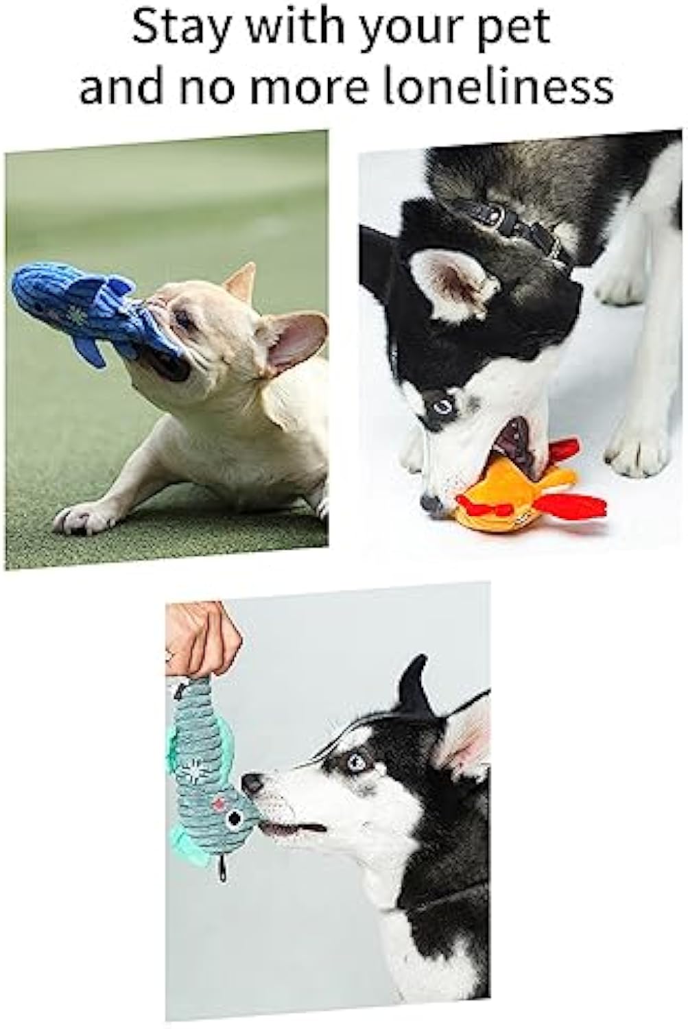 HKM-2205885 Interactive Self-Moving Dog Toy Ball with Plush Cover for Small & Medium Dogs