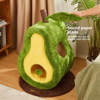 HKM-2206269 Cozy Green Closed Type Cat Nest for All Seasons