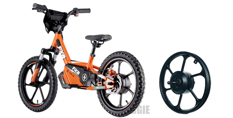 HKM-220691 Children's 16" Electric Balance Bike 350W 36V, Lithium Battery, Disc Brake, 2-Speed, Suitable for Ages 5-12