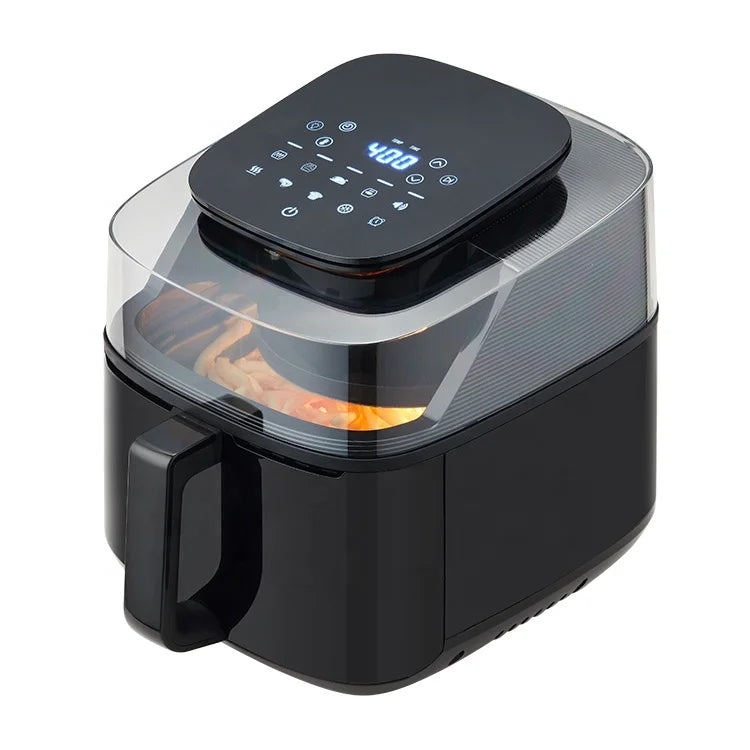 HKM-220691 Digital Control Electric Air Fryer with 5L Capacity and LCD Display