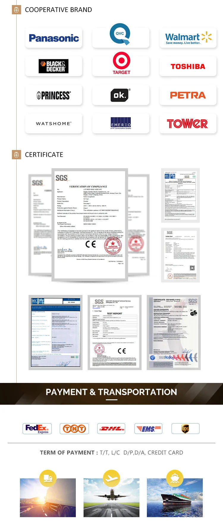 HKM-220691 Digital Control Electric Air Fryer with 5L Capacity and LCD Display
