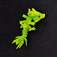 HKM-2207037 Bamboo Joint Dragon Decorative Sculpture with Exquisite Details and Realistic Design