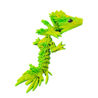 HKM-2207037 Bamboo Joint Dragon Decorative Sculpture with Exquisite Details and Realistic Design