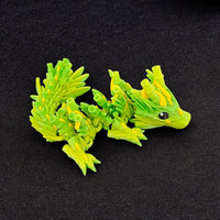 HKM-2207037 Bamboo Joint Dragon Decorative Sculpture with Exquisite Details and Realistic Design