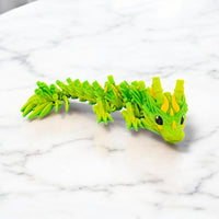 HKM-2207037 Bamboo Joint Dragon Decorative Sculpture with Exquisite Details and Realistic Design