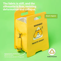 HKM-2207677 Portable Breathable Canvas Pet Travel Bag with Animal Pattern