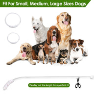 HKM-2208189 LED Rechargeable Multi-Color Dog Safety Collar with Adjustable Length for Night Walking