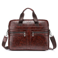 HKM-220819 Waterproof PU Leather Laptop Bag for Business Men with Stylish Design