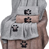 HKM-2209469 Super Absorbent Microfiber Dog Bath Towel - Ideal for Fast Drying Small Pets